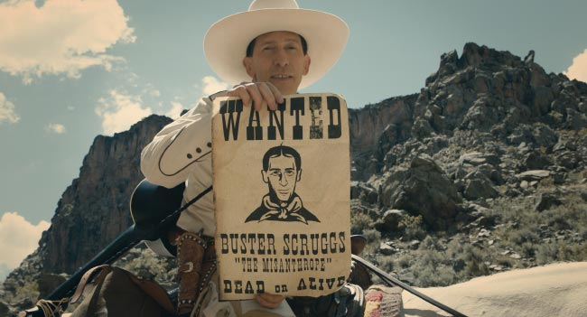 Ethan és Joel Coen: Buster Scruggs balladája (2018)