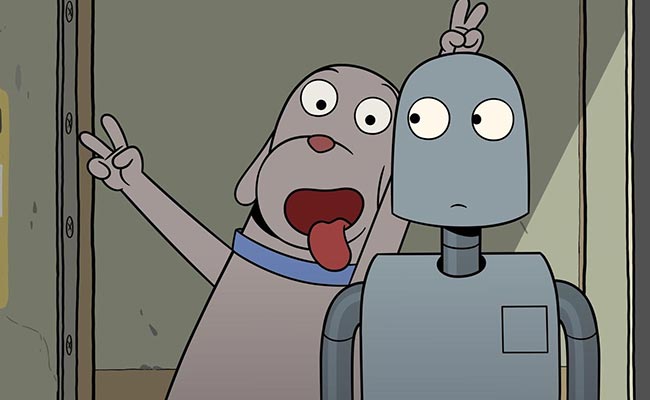 Kép a Robotálmok (Robot Dreams) című animációs filmből