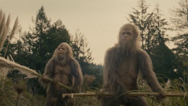 Kép a Sasquatch Sunset című filmből