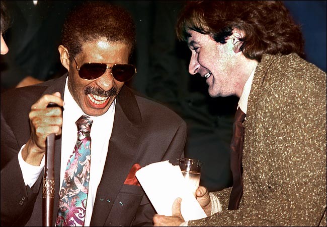 Richard Pryor és Robin Williams 1991-ben (fotó: AP)