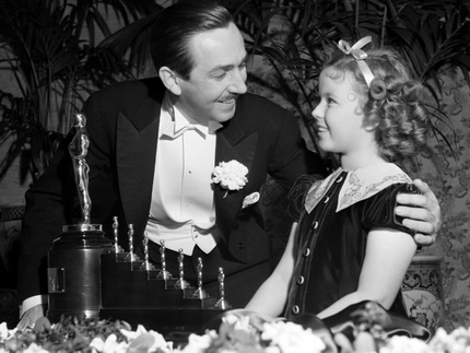 Walt Disney, Shirley Temple és a Hófehérke és a hét törpéért kapott Oscar