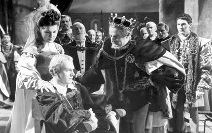 Kép az 1948-as, Hamlet című filmből