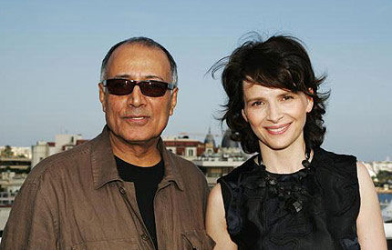 Abbas Kiarostami és Juliette Binoche