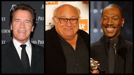 Arnold Schwarzenegger, Dany deVito, Eddie Murphy