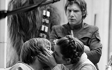 Harrison Ford, Mark Hamill és Carrie Fisher